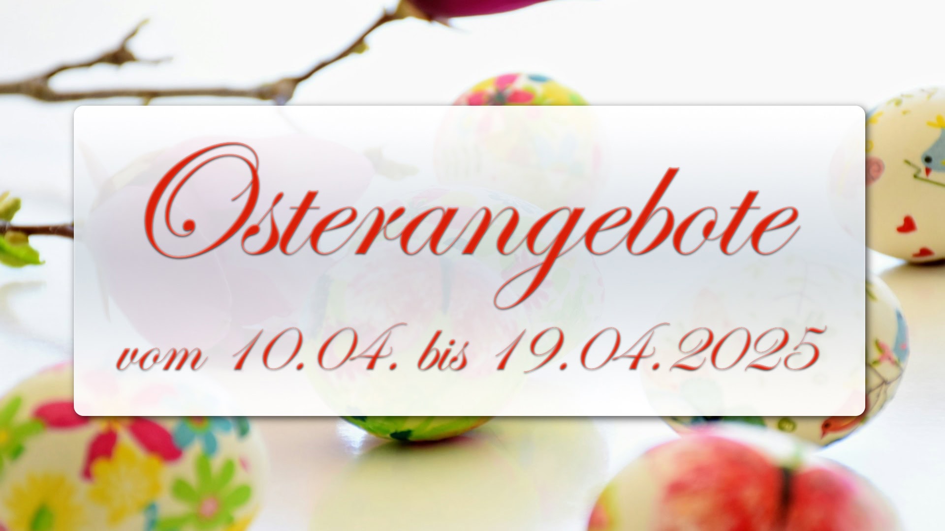 Osterangebote 2025
