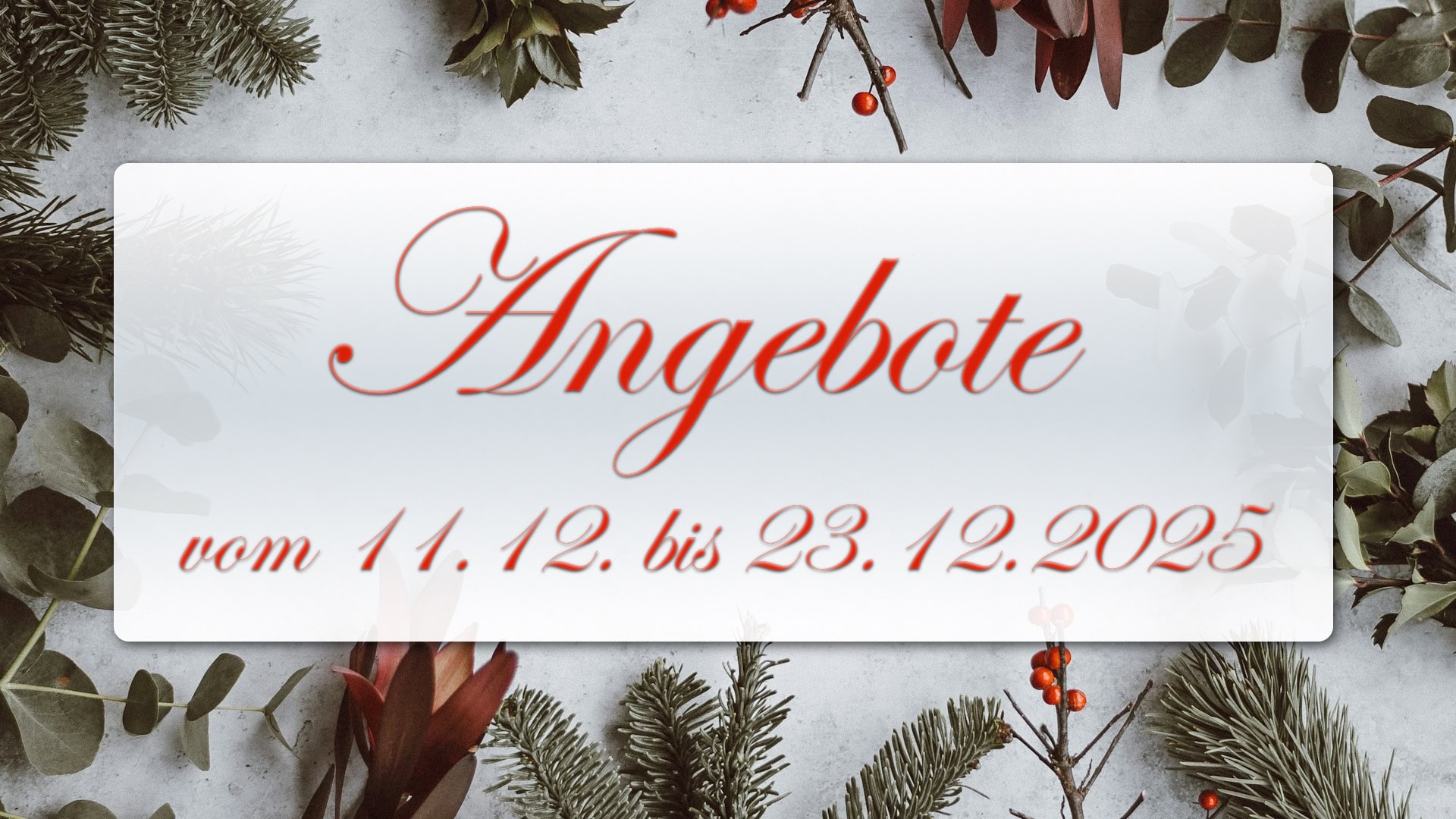 Weihnachtsangebote 2025 Weihnachtsangebote 2025